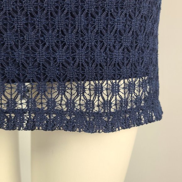 Le Chateau Navy Blue Mini Dress - Picture 5 of 14